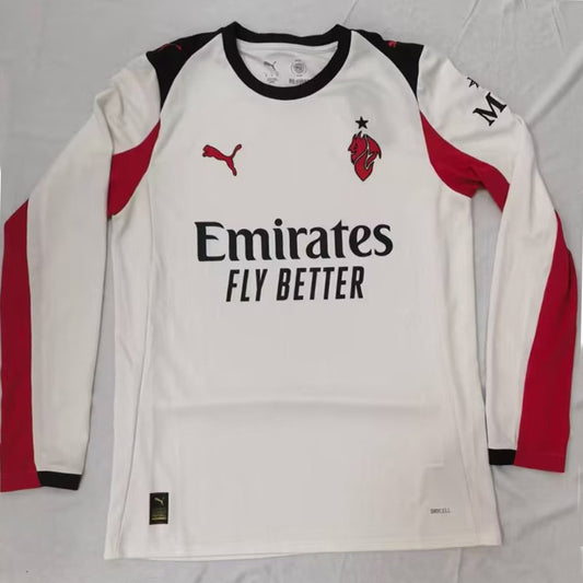 Maillot AC Milan 2025/26 Extérieur manche longue