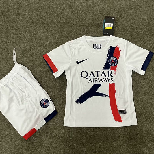 Maillot + Short Paris SG 2024/25 Extérieur Enfant